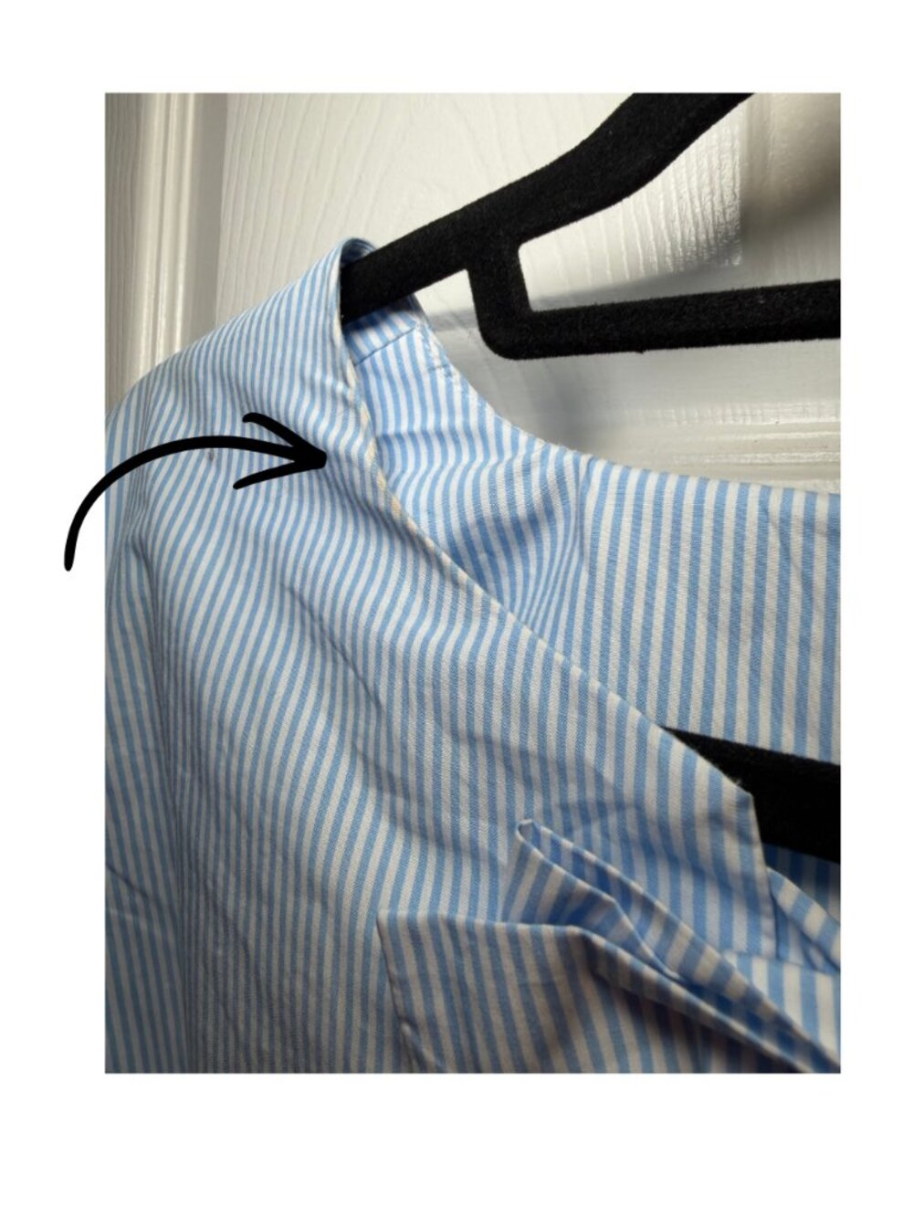 Kate Spade Blue White Striped Bow Puff Sleeve Blouse XXL - Picture 4 of 5